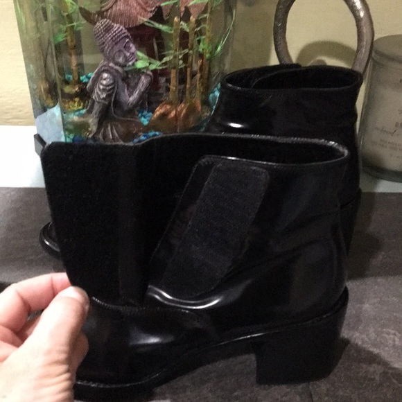 PRADA Black Patent Leather Booties - Picture 5 of 10